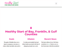 Tablet Screenshot of healthystartbfg.com